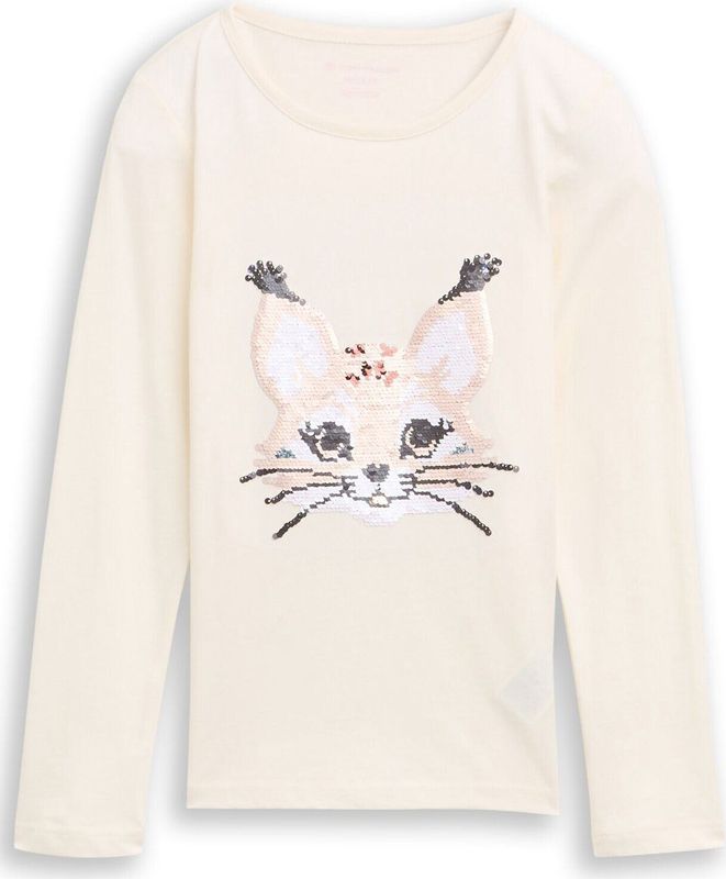 TOM TAILOR - Shirt - Lichtblauw - Lange Mouw