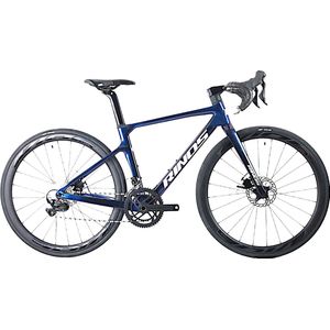 Rinos Odin3.0 Carbon Road Fiets, met SHIMANO 105 ST-R7000, 22 versnellingen en schijfremmen, lichte fiets voor dames en heren, 700 x 40C, Kameleon Blauw-Paars 58