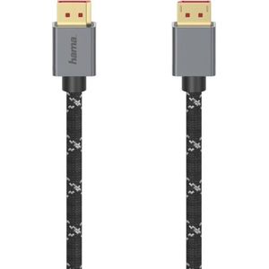 Hama DisplayPort-kabel, DP 1.4, Ultra-HD 8K, alu, 2,00m