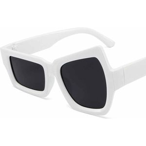 Grappige zonnebril | Emoji | Wenkbrauw | Zomer | Sunglasses | Wit | Cadeau | Leuk kado