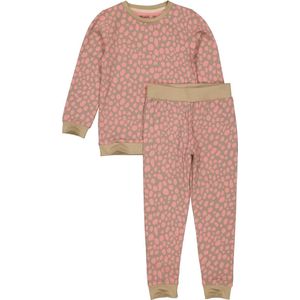 Quapi meisjes pyjama Puck aop Pink Leopard maat 62
