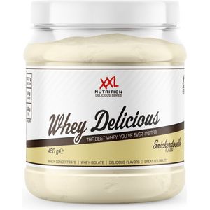 XXL Nutrition - Whey Delicious - Snicker doodle - Wei Eiwitpoeder met BCAA & Glutamine, Proteïne poeder, Eiwit shake, Whey Protein - 450 gram