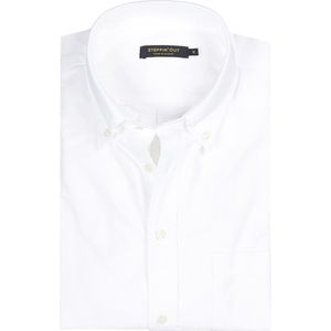 Steppin' Out Overhemd Twill Wit - Maat M - Heren