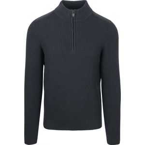 Suitable - Half Zip Trui - Donkerblauw - Schipperstrui