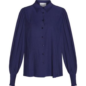 SISTERS POINT Viada-sh - Dames Blouse - Navy - Maat S
