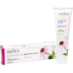 MELICA ORGANIC - Biologisch - Tandpasta - 100g - 97% Natuurlijke Ingrediënten - Gevoelige Tanden