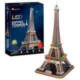 3D-puzzel Eiffeltoren (84 stukjes, LED-verlichting)