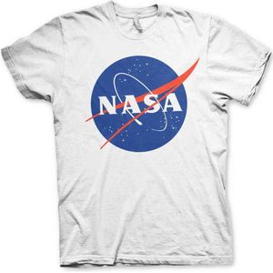 NASA Heren Tshirt -XL- Insignia Wit