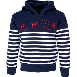 S&C - Galopaard - Hoodie - Donkerblauw - Kids