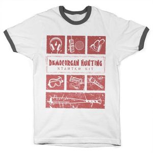 Stranger Things Heren Tshirt -S- Demogorgan Hunter Starter Kit Wit