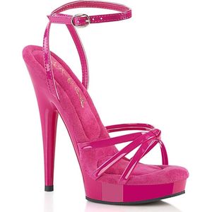 Fabulicious - SULTRY-638 Sandaal met enkelband, Paaldans schoenen - US 7 - 37 Shoes - Roze