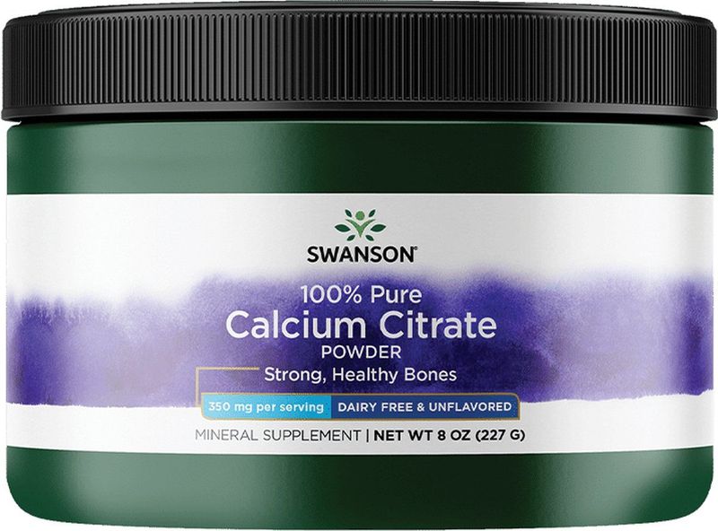 Swanson - Calciumcitraat Poeder - 227 g - Voedingssupplement