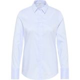 ETERNA - Dames Blouse - Lichtblauw - Slim Fit - Stretch Performance Shirt