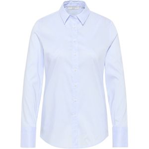 ETERNA - Dames Blouse - Lichtblauw - Slim Fit - Stretch Performance Shirt