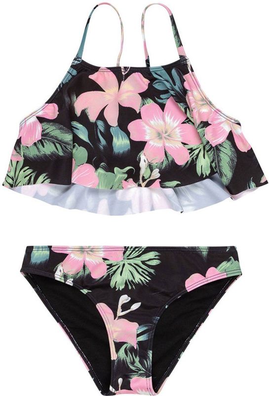 Roxy - Shadow Floral - Tweedelige Zwemset voor Meisjes - Kleur: Multicolor