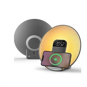 Wake up Light - Digitale Wekker Slaapkamer Met Dual Alarm - Digitale Wekker Met Snoer en Snooze Functie - Modern Design