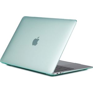 Mobigear Laptophoes geschikt voor Apple MacBook Air 13 Inch (2018-2020) Hoes Hardshell Laptopcover MacBook Case | Mobigear Glossy - Groen - Model A1932 / A2179 / A2337