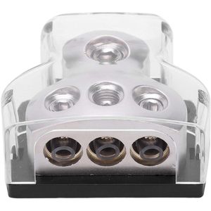 1-in-3-weg distributieblok van zinklegering voor audio-splitters met beveiliging