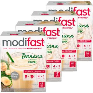 Modifast Intensive | Milkshake Banaan| 4 Stuks | 4 x 440 g