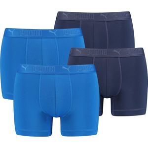 BOXERS 4 PACK PUMA boxershorts heren sport microfiber + elastische / functionele onderbroek heren (S - XL)