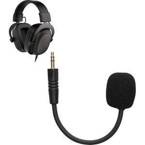 kwmobile microfoon voor gaming headset - geschikt voor Havit H2002D - 10 cm - In zwart