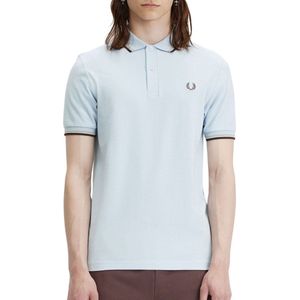 Fred Perry The Twin Tipped Fred Perry Shirt Polo's & T-shirts Heren - Polo shirt - Lichtblauw - Maat XL