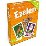 Ezelen Kaartspel - Ludiek en snel spel voor de hele familie - 3-5 spelers, vanaf 6 jaar - Speelduur 15 min