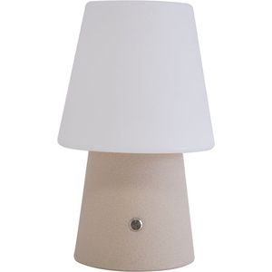 8 Seasons Design No.1 30RGB - Tafellamp oplaadbaar - Zand - 16 RGB kleuren - Led - Dimbaar - H30 cm