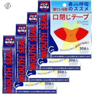 Equivera Mondtape - 30 Stuks - Mouth Tape - Mondpleisters - Slaaptape - voor Beter Slapen - Adem door je Neus - Mondpleister