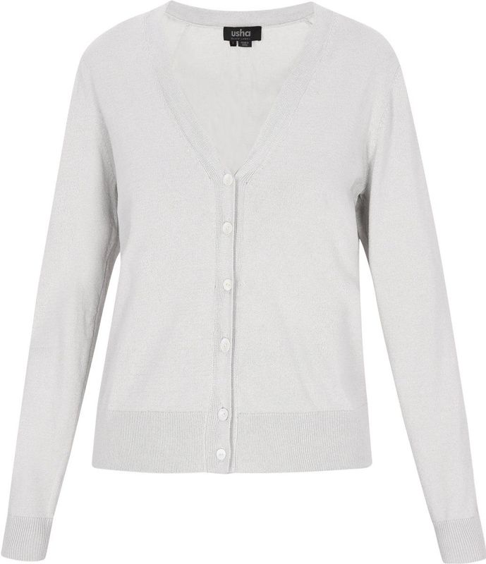 Usha - Cardigan - Regular Fit - V-hals - Lange Mouwen - Classic Look Collection