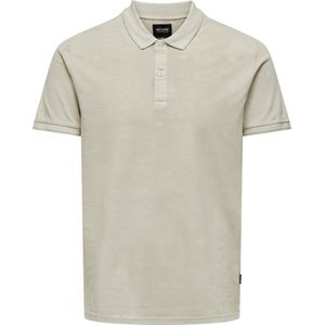 ONLY & SONS ONSTRAVIS SLIM WASHED SS POLO NOOS Heren Poloshirt - Maat M