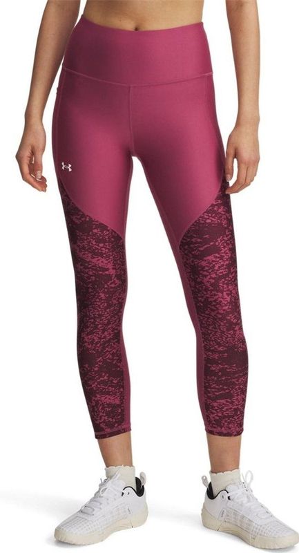 Under Armour - Tech Print Panel - Leggings - Rood - Ankle Leg