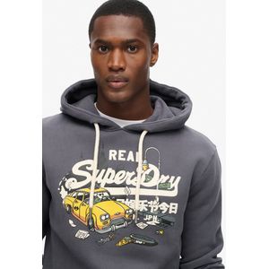 Superdry - Hoodie - Heren - New York Vintage Logo en print