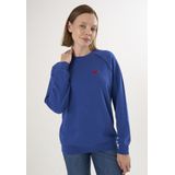 Felix Hardy Basic Sweatshirt Ronde Hals Katoen Dames Parlament - L