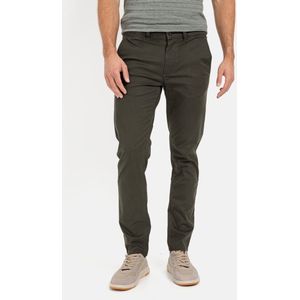 camel active Slim Fit chino - Maat menswear-36/32 - Bladgroen