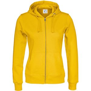 Cottover HOODIE FULL ZIP LADY - GOTS GECERTIFICEERD 141009 - Geel - M