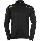Uhlsport Kinder Trainingsjacke Stream 22 1/4 Zip Top 1002203 Schwarz/Limonengelb-104