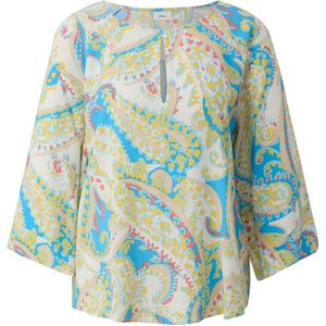 Blousetops - Aztec Print - Viscose - Driekwart Mouw - Normale Pasvorm