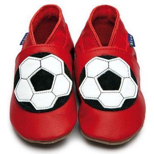 babyslofjes football red maat 5XL (20 cm)
