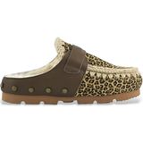 Mou - MU.FW431009D - Leren Klompen - Dierenprint - Casual