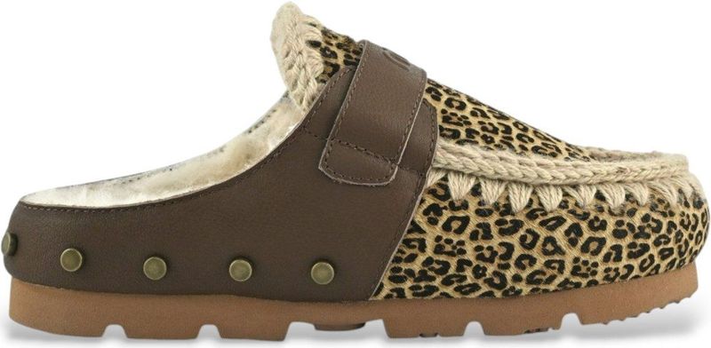 Mou - MU.FW431009D - Leren Klompen - Dierenprint - Casual