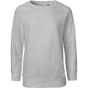 Neutral - Classic Kinder Sweater - Sport Grey - 100% Biologisch Katoen maat 116/122