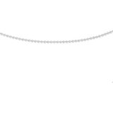 The Jewelry Collection Ketting Anker Plat 0,8 mm 45 cm - Goud