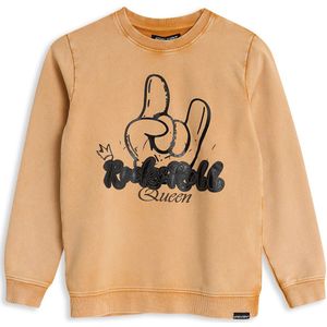 4PRESIDENT Sweater meisjes - Yellow - Maat 92 - Meisjes trui