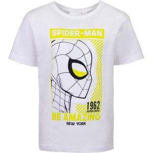 Spider-Man - T-shirt - Wit - 6 jaar - 116cm