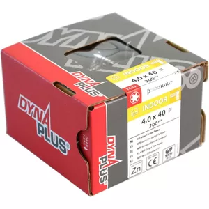 ForgeFast Elite Fast-Start Houtschroeven – 4.0×40 Mm, Zinkgeel, Doos 200 – Anti-splits En Corrosiebestendig Voor Stevig Werk! 1 miniatura
