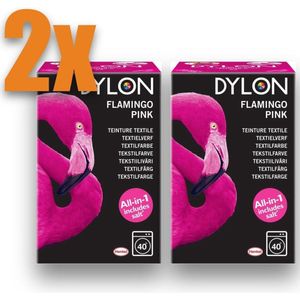 Dylon Textielverf Set - Flamingo Pink - 2x 350 g