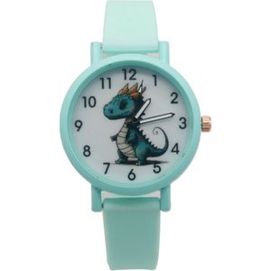 Horloge voor Kinderen - Draak - Kast 34 mm - Groen