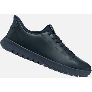 Geox - Flextride Plus - Slip-in Sneakers - Blauw - Leer