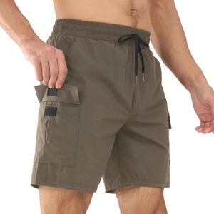 Ademende Cargoshorts Heren - Sneldrogend Wandelshorts met Relaxte Pasvorm